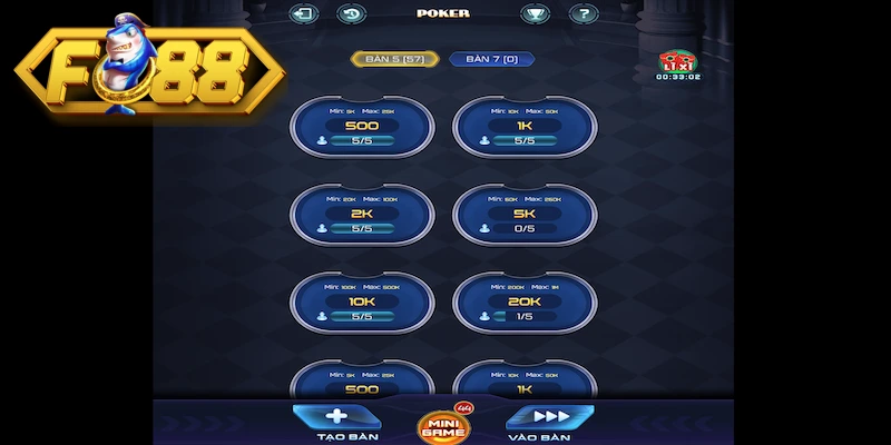Đánh Poker chất tại cổng game uy tín Fo 88 Đánh Poker chất tại cổng game uy tín Fo 88