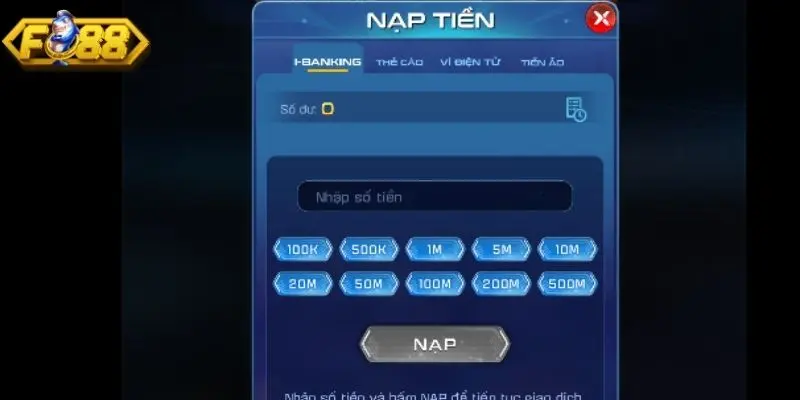 Nạp tiền qua tài khoản ngân hàng Nạp tiền qua tài khoản ngân hàng