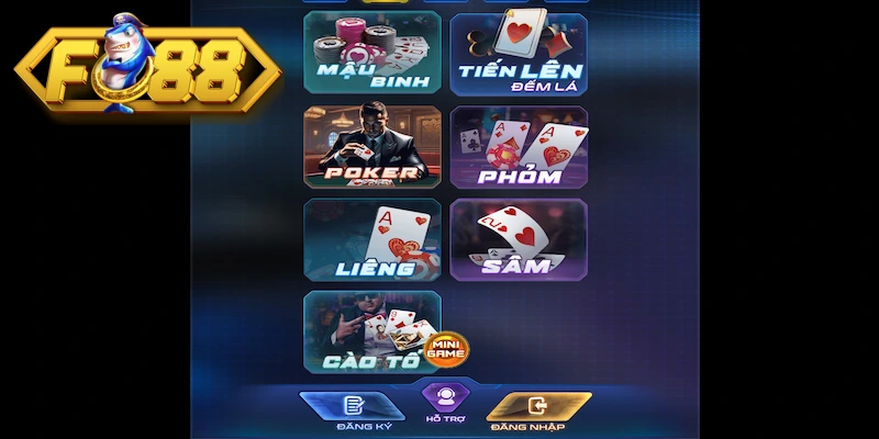 Thông tin chung của chuyên mục game bài đổi thưởng Fo88 Thông tin chung của chuyên mục game bài đổi thưởng Fo88